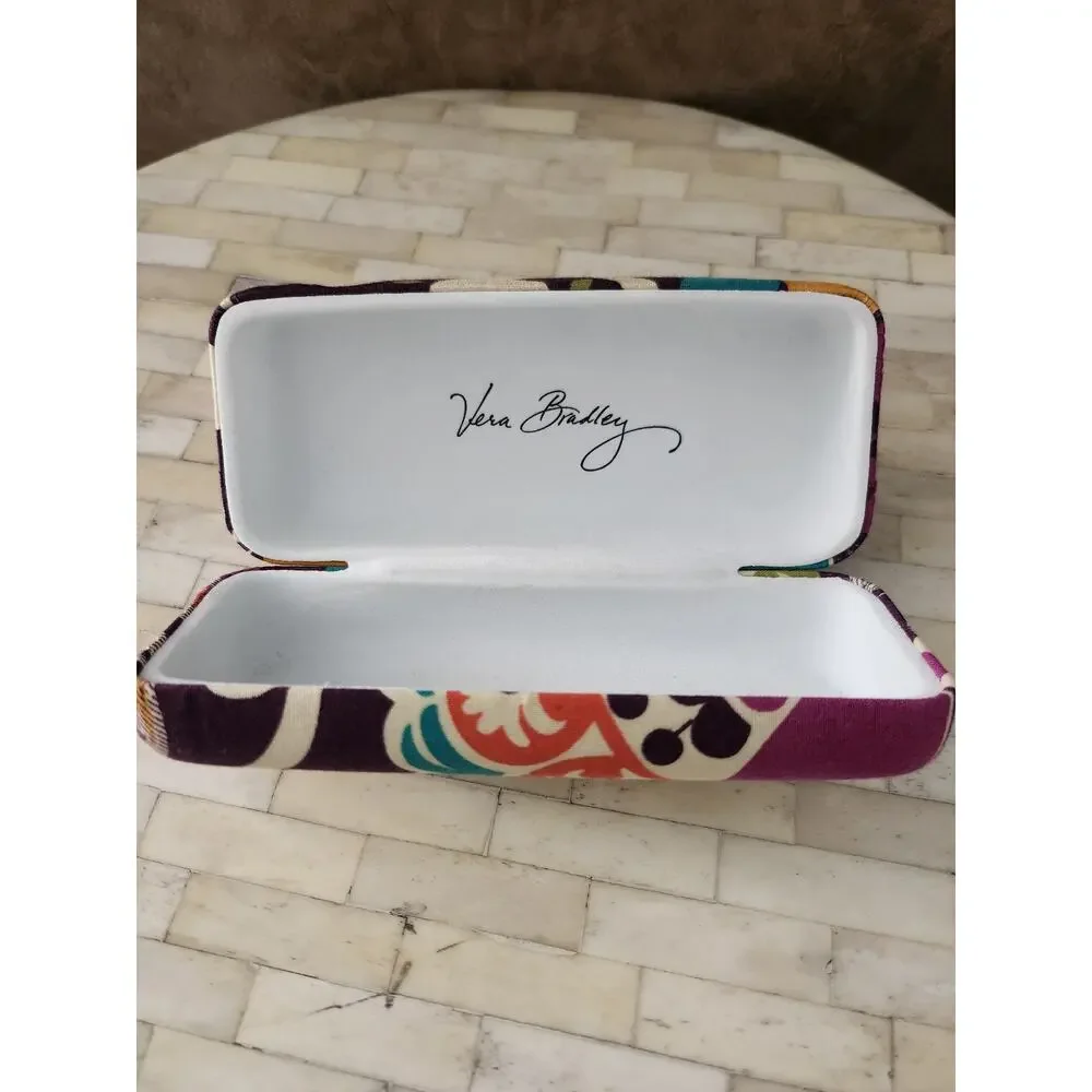 Vera Bradley Hard Clamshell Eyeglass or sunglasses Case EMPTY